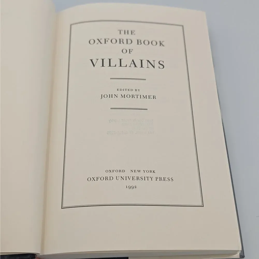 Oxford University press published 1992
